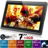 Tablet 7 "tela capacitiva Android 4,0 Tablet PC w / Camera